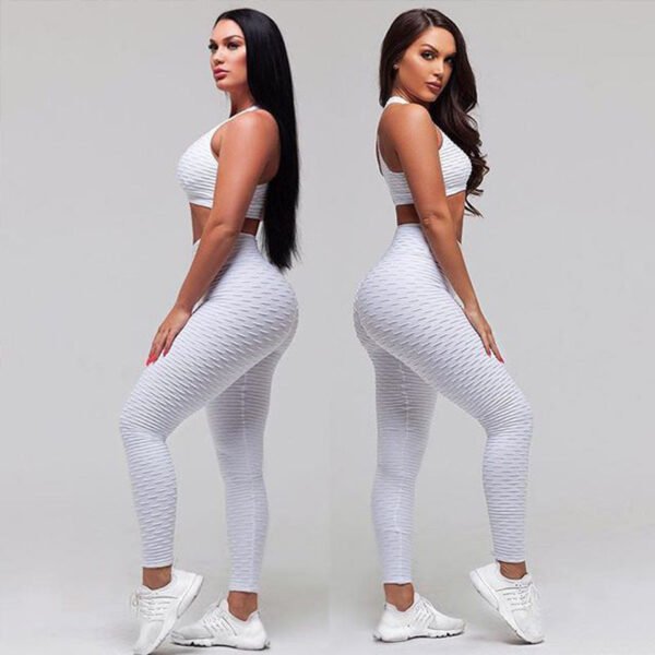 Jacquard Yoga Fitness Pants Set - Image 6