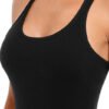 Ribbed Workout Tank Tops with Built in Bra - Image 14