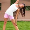 Ribbed Workout Tank Tops with Built in Bra - Image 4