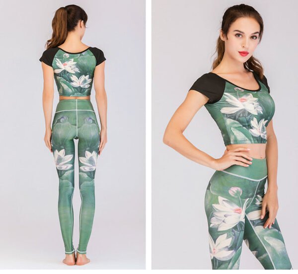 Women's Yoga Suits Outfits Sport Suits Fitness Yoga Running Athletic Tracksuits - Image 7