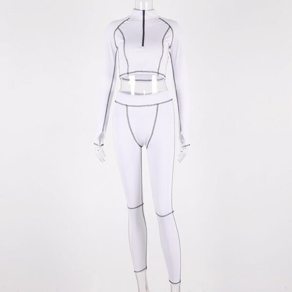 Long Sleeve Yoga Fitness Fashion Set - Image 5