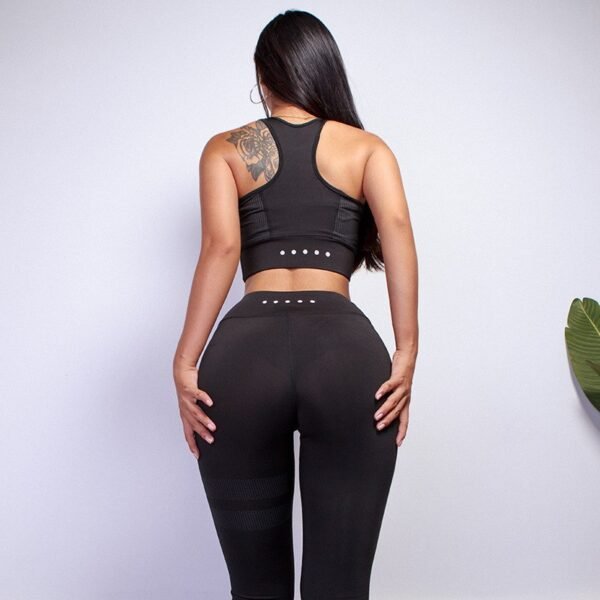 Women sport Suit Gym Yoga Sets 2 Pieces Women Sportwear Yoga Set Fitness Sportwear Workout Set Fitness Yoga Wear - Image 3