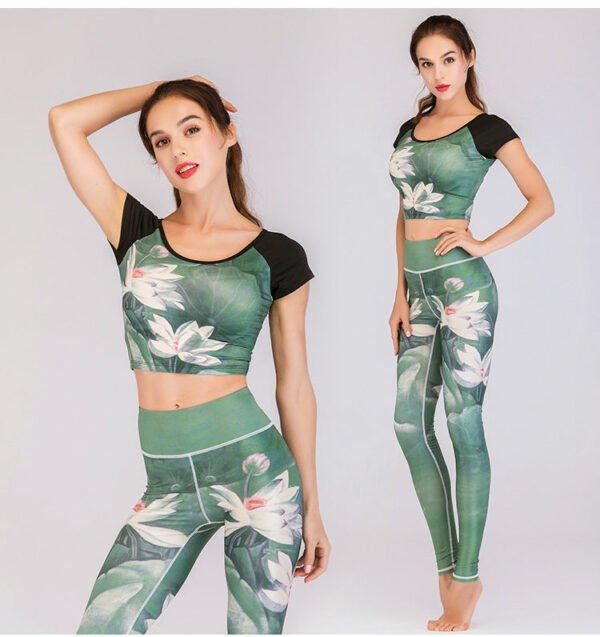 Women's Yoga Suits Outfits Sport Suits Fitness Yoga Running Athletic Tracksuits - Image 5