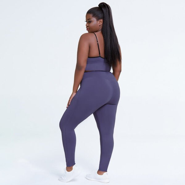 Yoga Clothes Women's Plus Size Solid Color - Image 3
