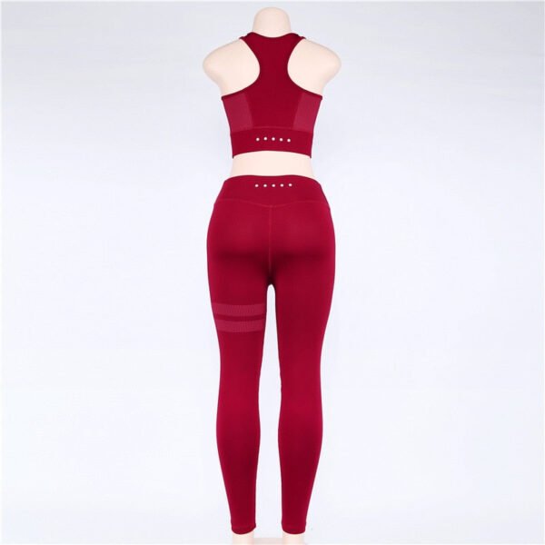 Women sport Suit Gym Yoga Sets 2 Pieces Women Sportwear Yoga Set Fitness Sportwear Workout Set Fitness Yoga Wear - Image 8