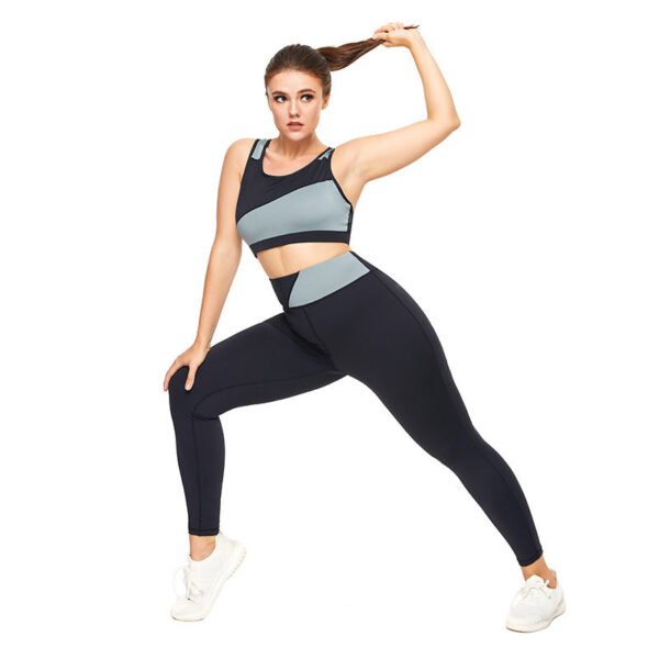 Summer Plus Size Women's Stitching Sports Fitness Yoga Clothes - Image 5