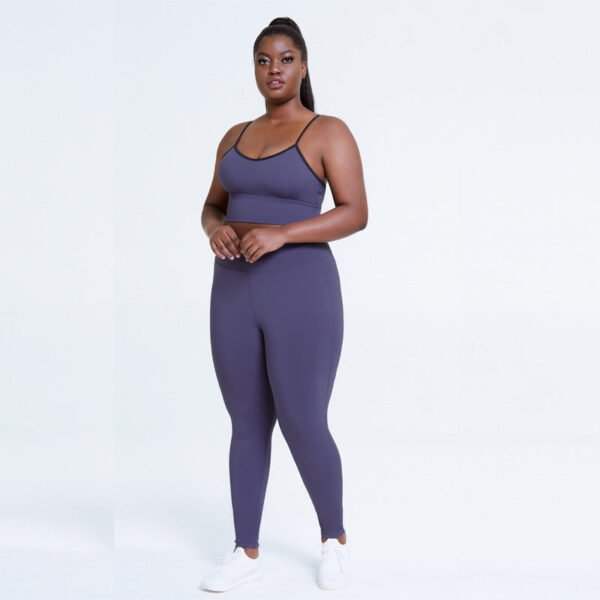 Yoga Clothes Women's Plus Size Solid Color - Image 4
